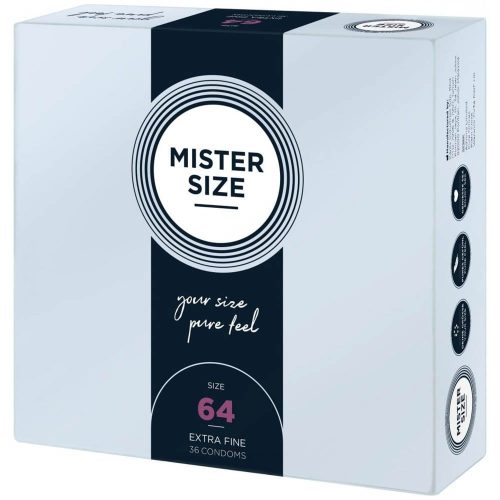 MISTER SIZE 64 mm Condoms 36 pieces - Óvszerek