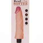 8.3" Real Softee Vibrating Dildo  3 - Realisztikus vibrátorok