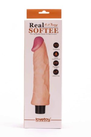 8.3" Real Softee Vibrating Dildo  3 - Realisztikus vibrátorok