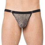 Mens Thong 4528 - grey panther {} OneSize - Férfi ruházat