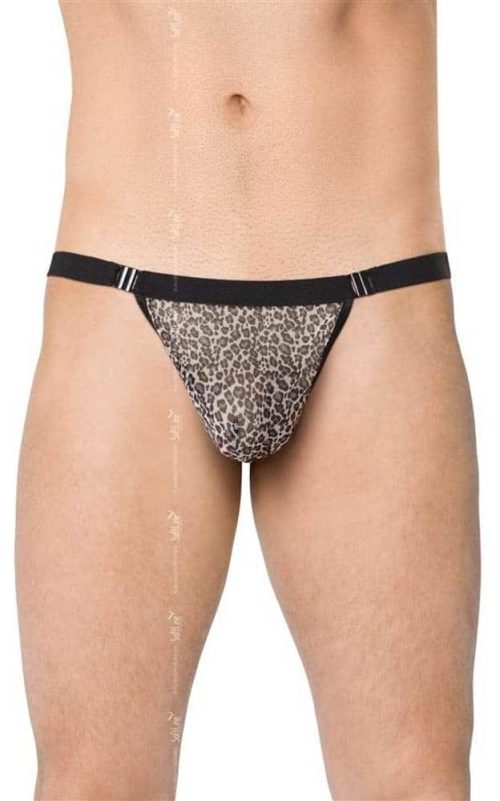 Mens Thong 4528 - grey panther {} OneSize - Férfi ruházat