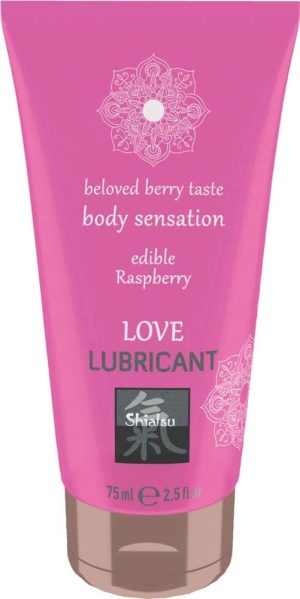 Love Lubricant edible - Raspberry 75ml - Vízbázisú síkosítók