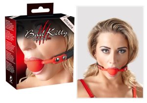 Bad Kitty Red Gag Silicone - Szájpöckök