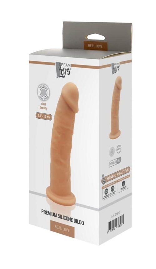 Dream Toys Real Love Dildo 7.5 inch Flesh - Dongok - Dildók