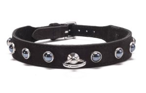 Octane Crystal Collar Black - Nyakörv és póráz