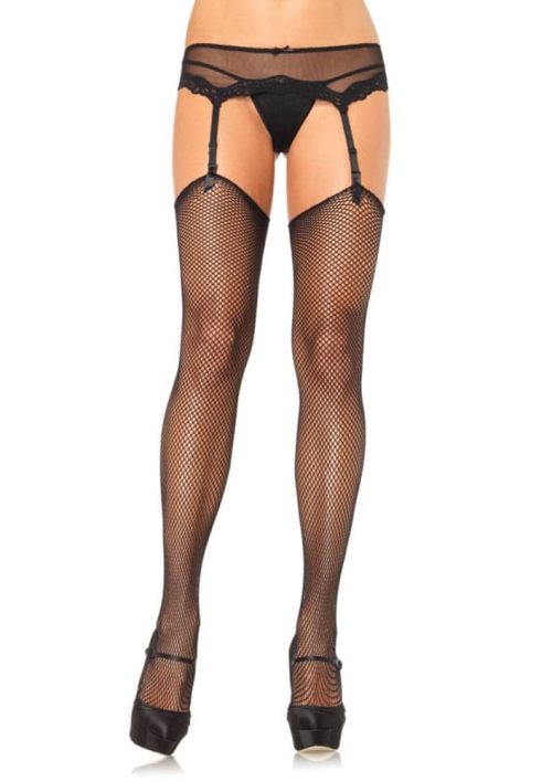 729020 FISHNET STOCKING O/S BLK - Harisnyák - Harisnyatartók