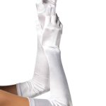 Extra Long Satin Gloves