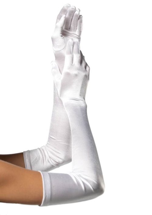 Extra Long Satin Gloves