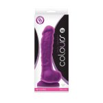 Colours Dual Density 8 inch Dildo Purple - Dongok - Dildók