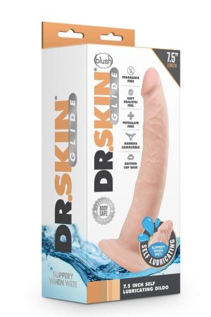 DR. SKIN 7.5INCH SELF LUBRICATING DILDO - Dongok - Dildók