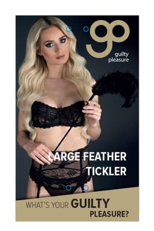 GP Large Feather Tickler Black - Cirógatók