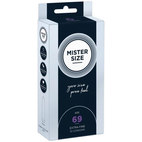 MISTER SIZE 69 mm Condoms 10 pieces - Óvszerek