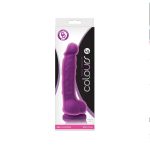 Colours Dual Density 5 inch Dildo Purple - Dongok - Dildók