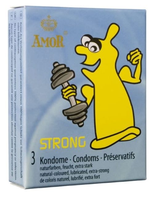 AMOR STRONG /3 pcs content - Óvszerek