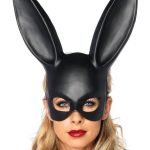 Masquerade Rabbit Mask Black - Maszkok - Szemkötők - Fejfedők