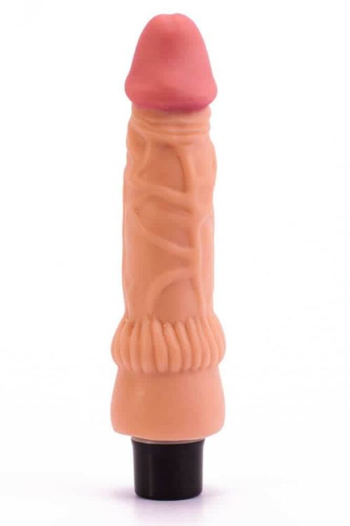 Lovetoy 7.8" Real Softee Vibrating Dildo  2 - Image 3