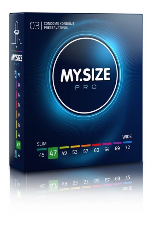 MY SIZE PRO Condoms 47 mm (3 pieces) - Óvszerek