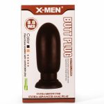 X-MEN 9.6" Huge Butt Plug Black 1 - Fenékdugók