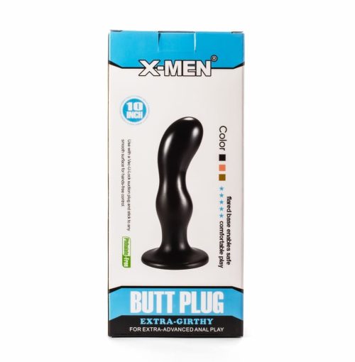 X-Men 8.66" Extra Girthy Butt Plug Black II - Fenékdugók