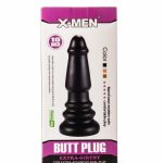 X-Men 10" Extra Girthy Butt Plug Black III - Fenékdugók