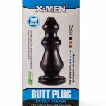 X-Men 10" Extra Girthy Butt Plug Black VI - Fenékdugók