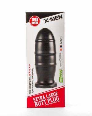 X-Men 10" Extra Large Butt Plug Black I - Fenékdugók