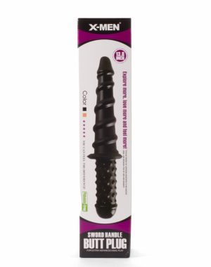 X-Men 13.8" Sword Handle Butt Plug Black I - Fenékdugók