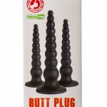 X-Men 7.87" Butt Plug Black S - Fenékdugók