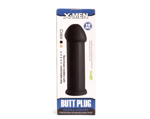 X-MEN 10 inch Butt Plug Black - Fenékdugók