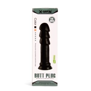 X -MEN 11 inch Butt Plug Black - Fenékdugók