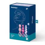 Satisfyer Booty Call (Set of 3) Coloured - Fenékdugók