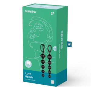 Satisfyer Love Beads Black - Golyósorok