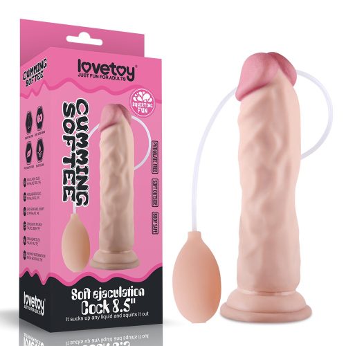 8.5" Soft Ejaculation Cock - Dongok - Dildók