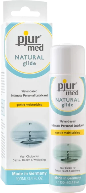 pjur® med NATURAL glide - 100 ml bottle - Vízbázisú síkosítók