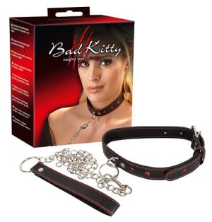 Bad Kitty Collar And Leash - Nyakörv és póráz