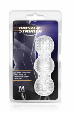 M For Men Master Stroker Clear - Férfi maszturbátorok