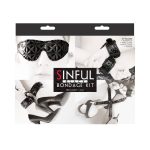 Sinful Bondage Kit Black - Szettek (bdsm)