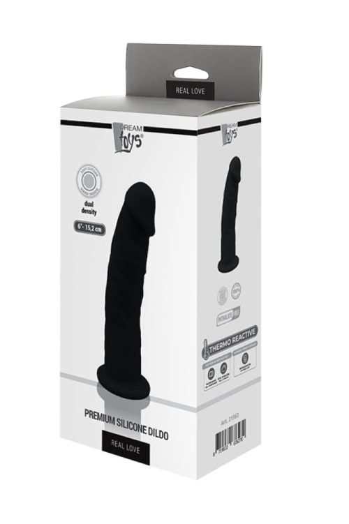 Dream Toys Real Love Dildo 6 inch Black - Dongok - Dildók