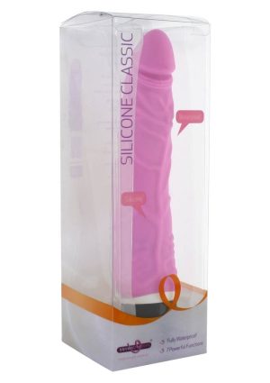 Classic Slim Vibrator Pink - Realisztikus vibrátorok