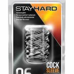 Stay Hard Cock Sleeve 06 Clear - Péniszgyűrűk - Mandzsetták