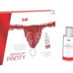 RED BRAZILIAN PANTY + SLINDING GEL - Női fehérneműk