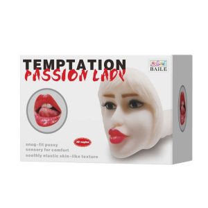 Temptation Passion Lady Snug-Fit Mouth - Férfi maszturbátorok