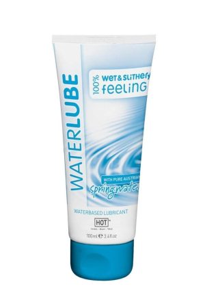 HOT Water Lube waterbased Springwater 100 ml - Vízbázisú síkosítók