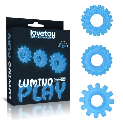 Lumino Play Penis Ring 3 pcs - Péniszgyűrűk - Mandzsetták