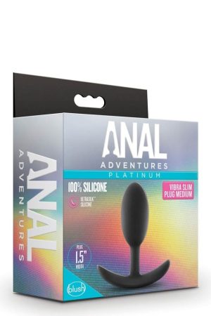 ANAL ADVENTURES VIBRA SLIM PLUG - MEDIUM - Fenékdugók