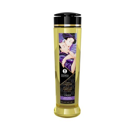 EROTIC MASSAGE OIL 240 ml / 8 oz EXOTIC FRUITS - Masszázsgyertyák és olajok