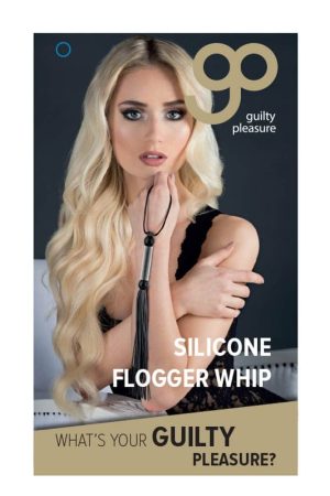 GP Silicone Flogger Whip Black - Korbácsok - Pálcák - Paskolók