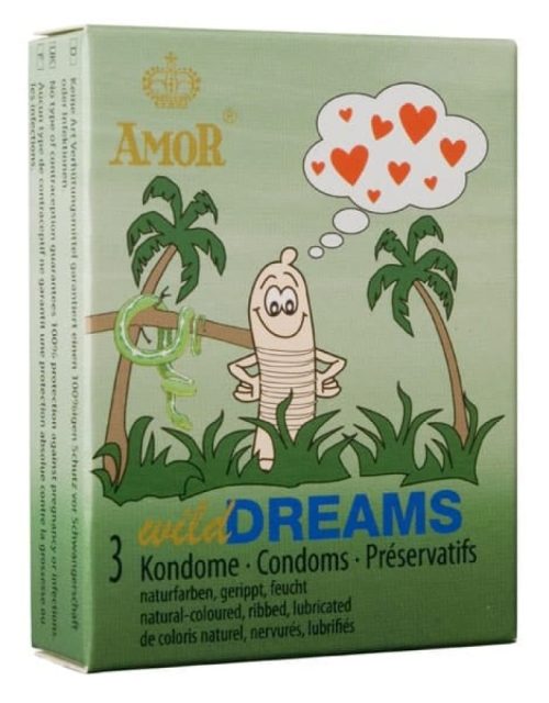 AMOR Wild Dreams / 3 pcs content - Óvszerek