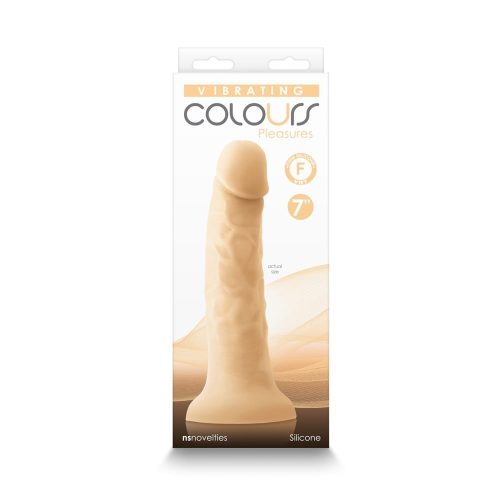 Colours Pleasures - 7" Vibrating - White - Realisztikus vibrátorok