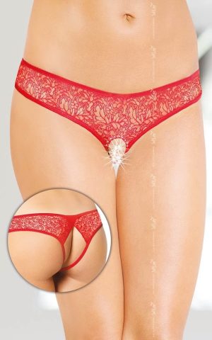 G-String 2446 - red {} S/M - Női fehérneműk